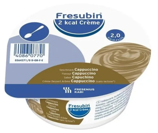 Fresubin 2 Kcal Creme Capuchi 4 x 125 gr