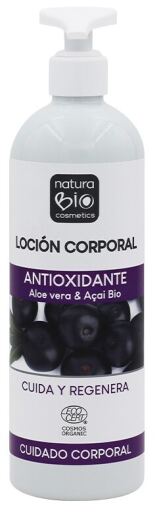 NaturaBIO Cosmetics Bio Aloe Vera-Acai Antioxidant Body Lotion 500 ml