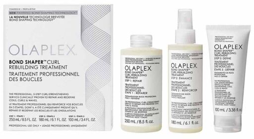 Olaplex Bond Shaper behandlingsset f&ouml;r lockigt h&aring;r 3 delar