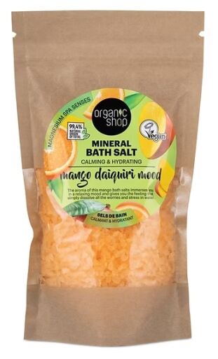 Natura Siberica Organic Shop Mineral Badsalt Mango Daiquiri Mood 500g