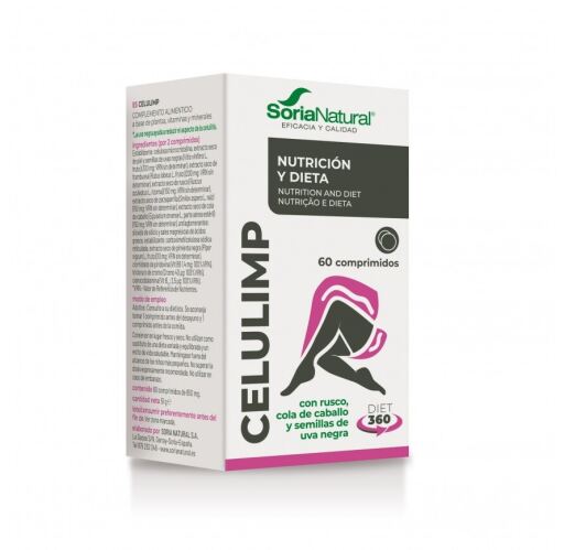 Soria Natural Celulimp 60 tabletter