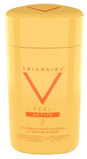 Ordesa Triangirl Feel Active Lemon Flavor 60 sugbara tabletter