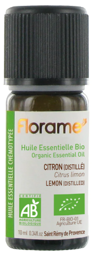Ekologisk destillerad citron eterisk olja 10 ml