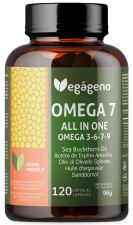 Omega 7 Allt-i-ett Omega 3 6 7 9 Havtorn 120 kapslar