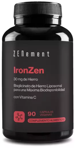 Zenement IronZen 30 mg j&auml;rn med vitamin C 90 kapslar