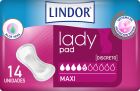 Lindor Lady Pad Maxi 5 Droppar 14 Enheter