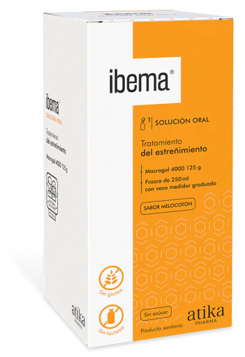 Atika Pharma Ibema oral l&ouml;sning 250 ml persika