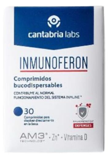 Cantabria Labs Inmunoferon 30 muns&ouml;nderfallande tabletter