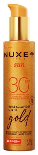 Nuxe Sun Gold Solar Oil Ansikte och Kropp SPF 30 150 ml