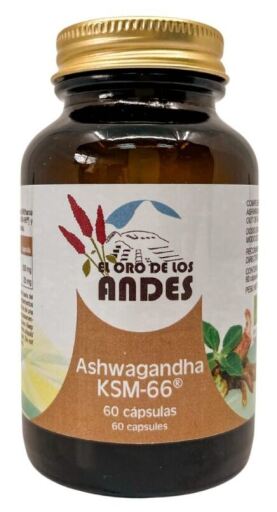 El Oro De Los Andes Ashwagandha 500 mg 60 kapslar