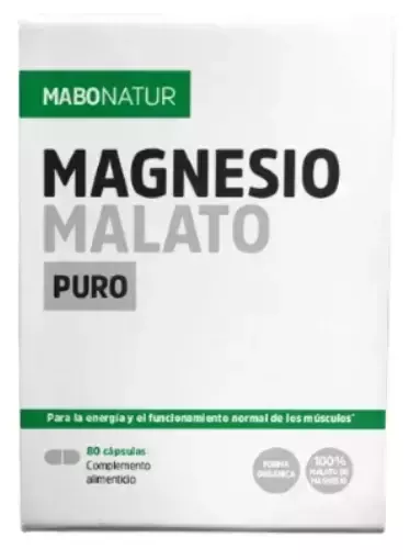 Mabonatur Rent magnesiummalat 80 kapslar