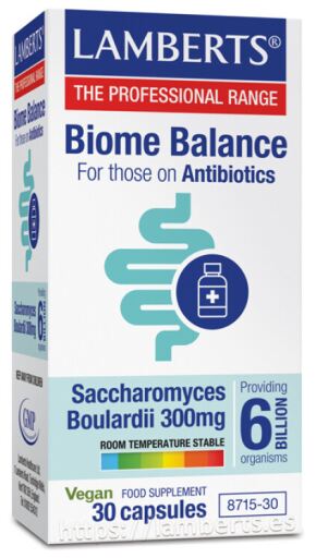 Lamberts Biome Balance Antibiotika 30 kapslar
