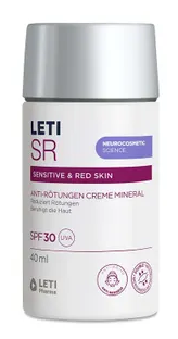 Leti Sr Mineralkr&auml;m mot r&ouml;dhet SPF 30 40 ml