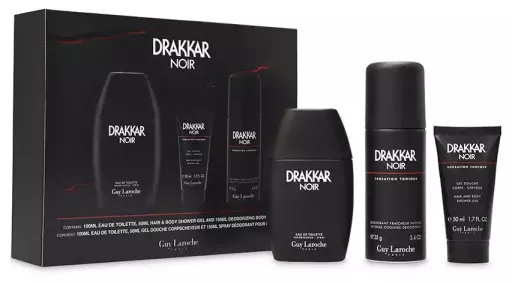 Svart fodral 3 delar