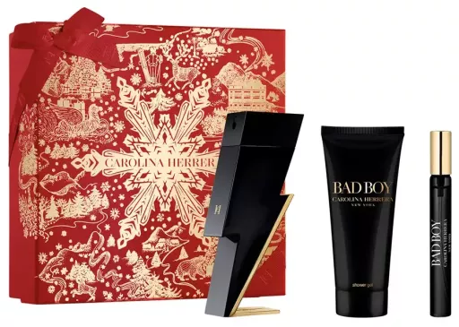 Carolina Herrera Bad Boy 3-delat fodral