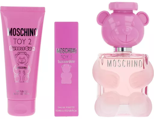 Moschino Leksak 2 Tuggummifodral 3 delar