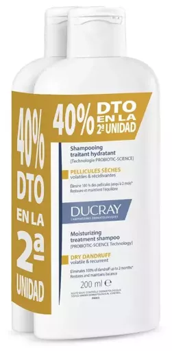 Ducray Kelual Squanorm torr mj&auml;llschampo 2 x 400 ml