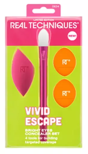 Real Techniques Vivid Escape Bright Eyes Concealer-fodral 4 delar