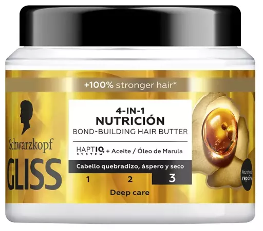 Schwarzkopf Gliss oljebaserad n&auml;ringsmask 400 ml