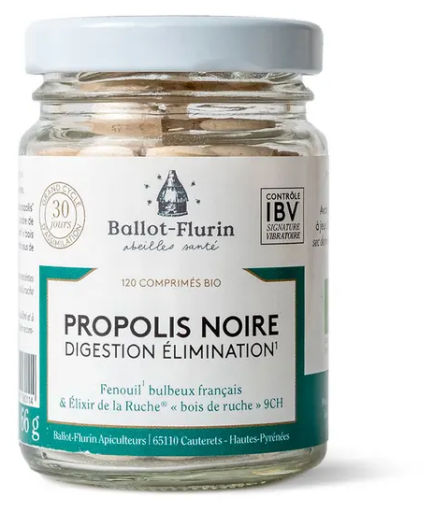 Ballot-Flurin Svart propolis matsm&auml;ltning och eliminering 120 tabletter