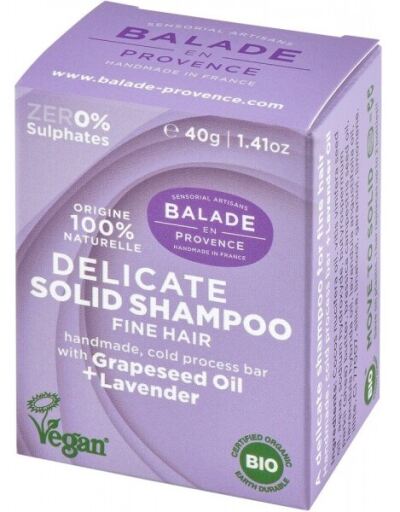 Balade en Provence Fast schampo lavendel fint h&aring;r 40g