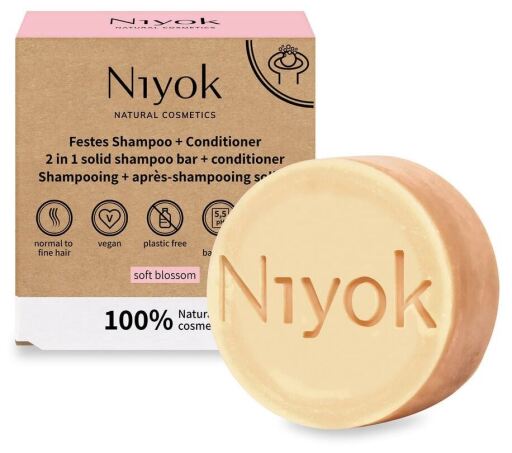 Niyok Soft Blossom Solid Schampo + Balsam 80 gr