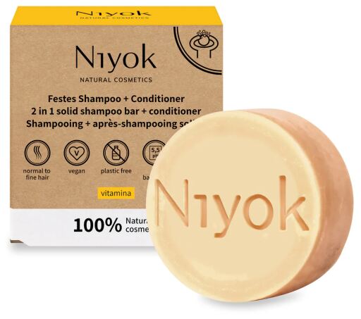 Niyok Fast schampo + balsam Vitamin 80g