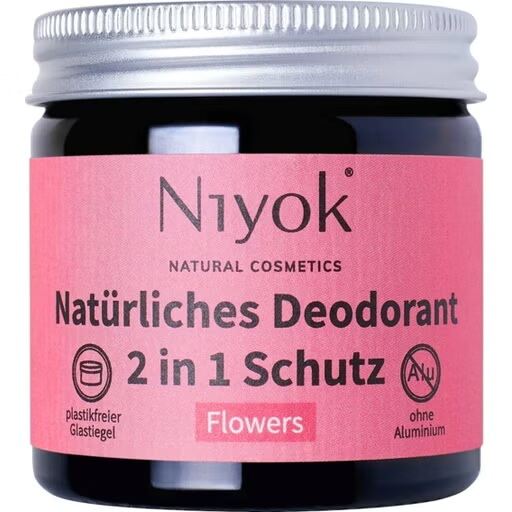 Niyok Deodorant + Antiperspirant Blommor 40 ml