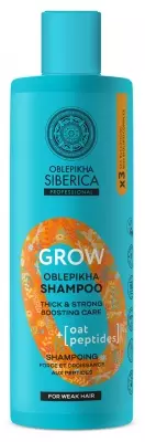 Natura Siberica Oblepikha St&auml;rkande tillv&auml;xtschampo 400 ml