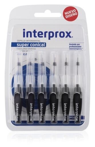 Interprox 4G Superkonisk Interdentalborste 6 enheter 33723