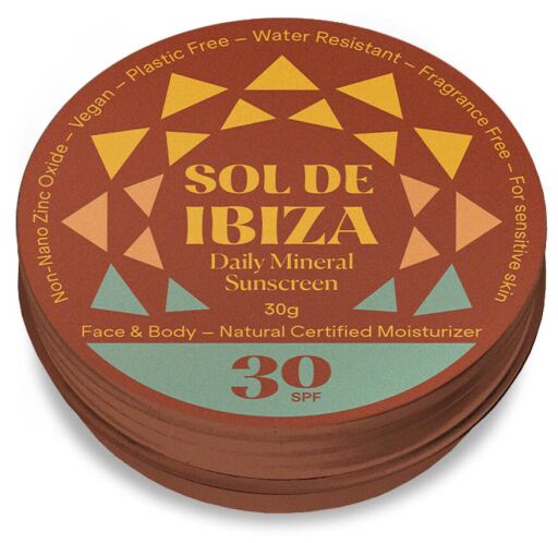 Sol de Ibiza Solkr&auml;m i burk SPF 30 30 ml