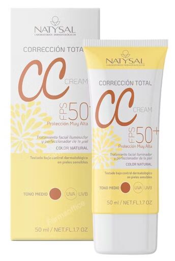 Natysal CC-kr&auml;m SPF 50+ Tub 50 ml