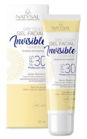 Natysal Osynlig ansiktsgel SPF 30 50 ml