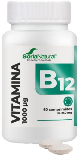 Soria Natural Vitamin B12 1000 mg 60 tabletter