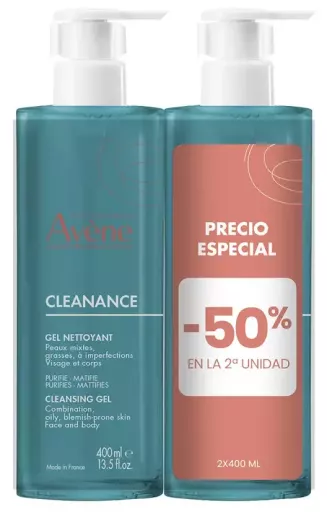 Av&egrave;ne Cleanance Reng&ouml;ringsgelf&ouml;rpackning 2 x 400 ml