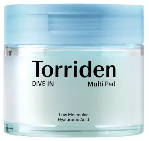 Torriden Dive-In l&aring;gmolekyl&auml;ra hyaluronsyra ansiktspads 80 enheter