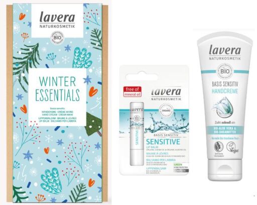 Lavera Winter Essentials Basic K&auml;nslig Hygienl&aring;da 2 delar