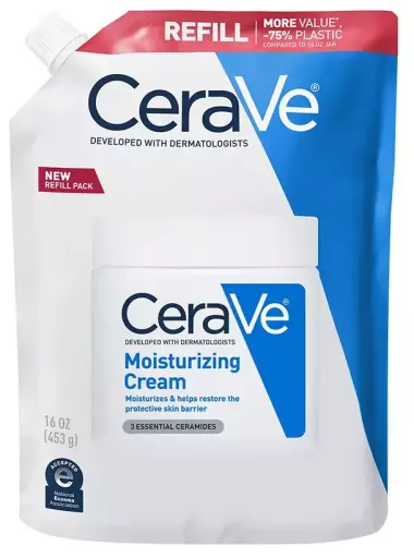 Fuktgivande kr&auml;m f&ouml;r torr till mycket torr hud Refill 454g