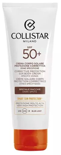 Collistar Solkr&auml;m mot fl&auml;ckar f&ouml;r kroppen SPF50+ 100 ml