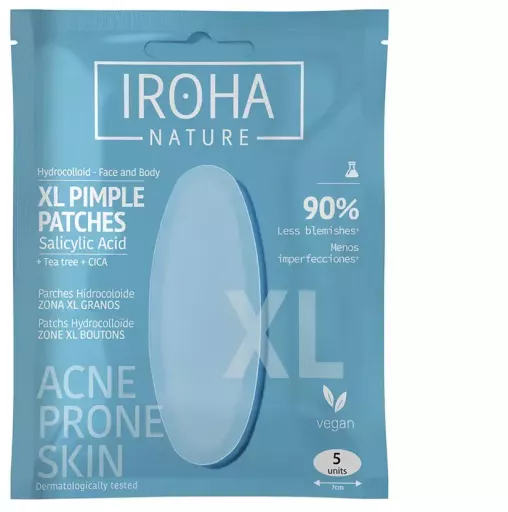 Iroha Hydrokolloidpl&aring;ster XL f&ouml;r akneben&auml;gen hud 5 enheter