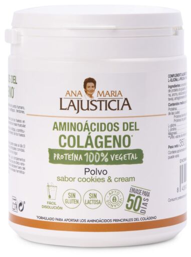 Ana Mar&iacute;a Lajusticia Aminosyror Kollagenbildning 350g Cookies & Cream