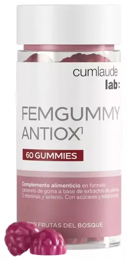 Cumlaude Lab Femgummy Antiox 60 gummies skogsfrukter