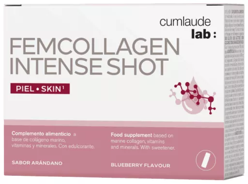 Cumlaude Lab Femcollagen Intense Shot 7 injektionsflaskor 25 ml Bl&aring;b&auml;r