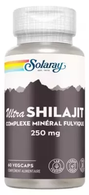 Solaray Super Shilajit 500 mg 60 Vegkapslar
