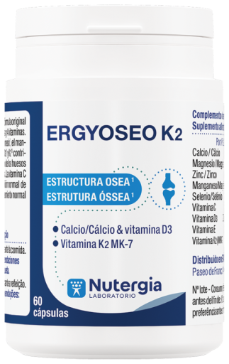Nutergia Ergyoseo K2 Mk-7 60 kapslar