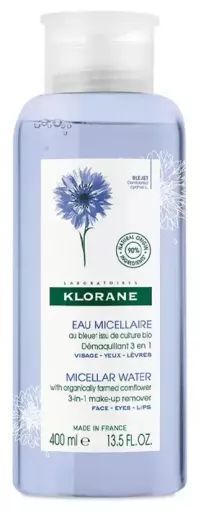 Ekologiskt micell&auml;rt reng&ouml;ringsvatten med bl&aring;klint 400 ml
