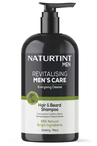Naturtint &Aring;terupplivande schampo f&ouml;r m&auml;n f&ouml;r h&aring;r och sk&auml;gg 500 ml