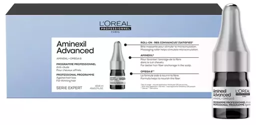 L'Or&eacute;al Professionnel Aminexil Advanced-ampuller med dermatologiska aktiva ingredienser 42 x 6 ml