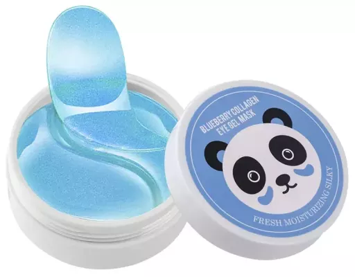 Kollagen med bl&aring;b&auml;rs&ouml;gonkonturpl&aring;ster 60 enheter