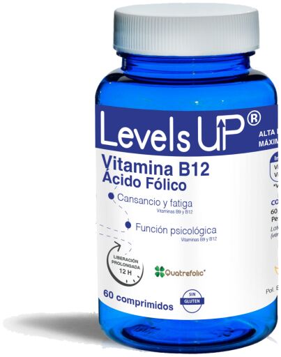 Bioserum &Ouml;kar niv&aring;erna av vitamin B12 folsyra 60 tabletter
